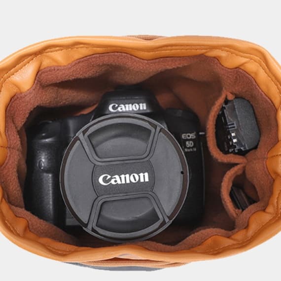カメラ バッグ 巾着型 カメラポーチ