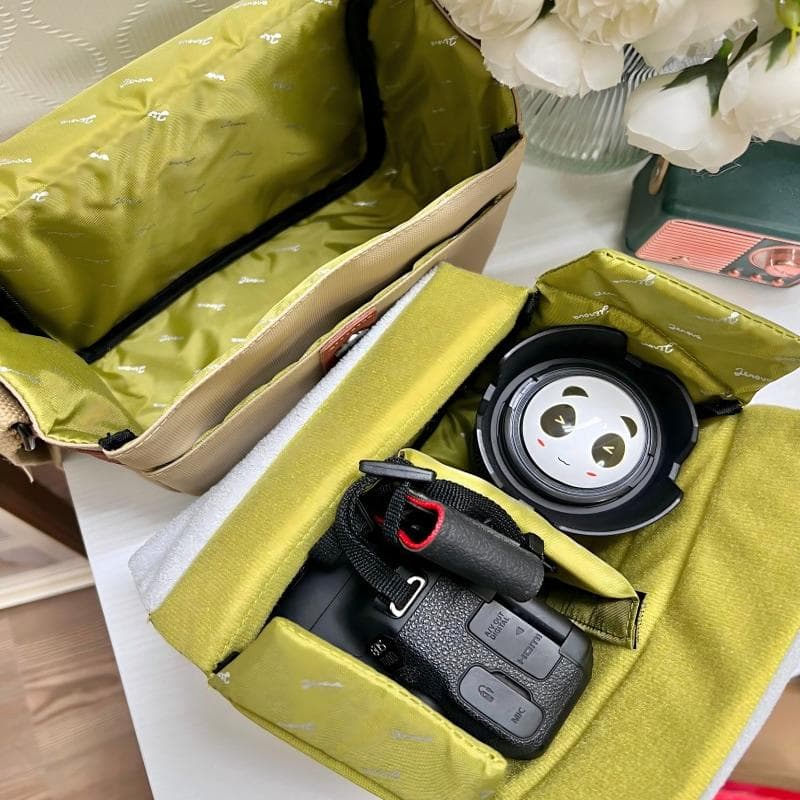 カメラ バッグ シンプル一眼レフ用 撥水ソフトバッグ