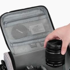 カメラ バッグ 多機能仕切り付きカメラ収納ショルダーバッグ